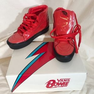 Vans x Bowie Ziggy Sk8 Hi FREE PIN! W 8 /  M 6.5